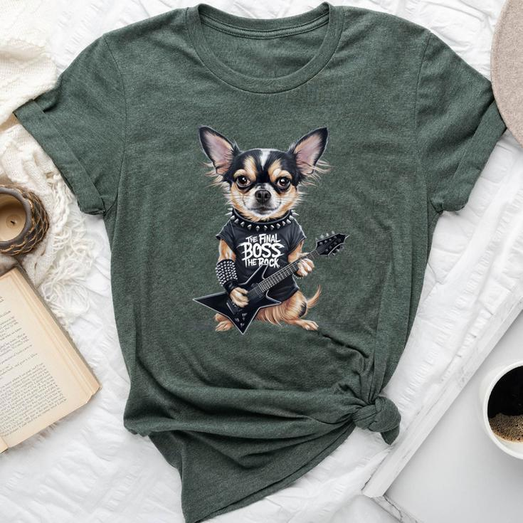Chihuahua Final Boss T The Rock Vintage Music Dog Bella Canvas T-shirt