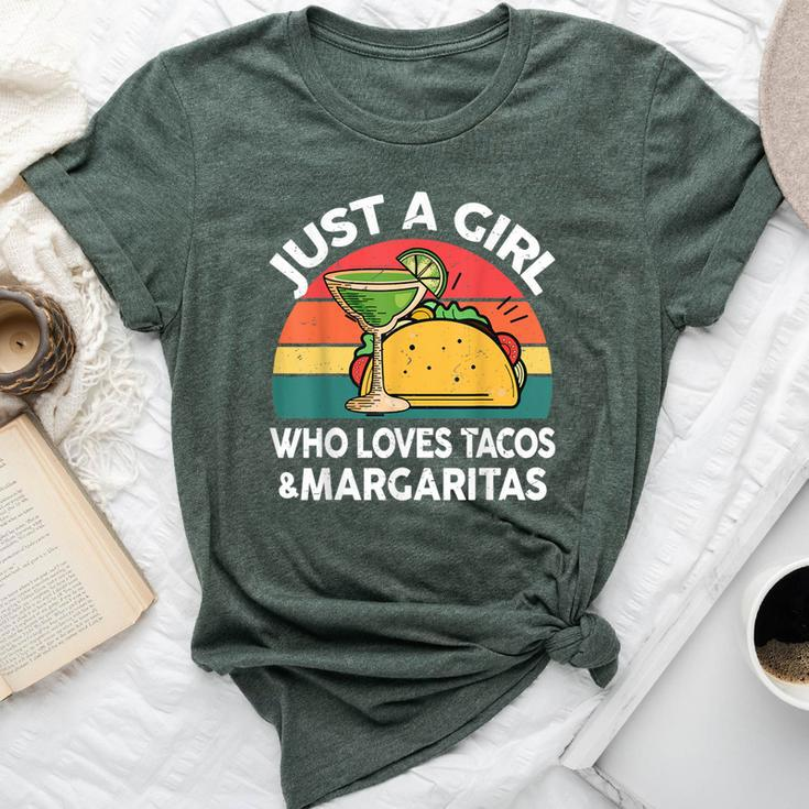 Cinco De Mayo Girl Love Tacos Margaritas Mexican Women Bella Canvas T-shirt