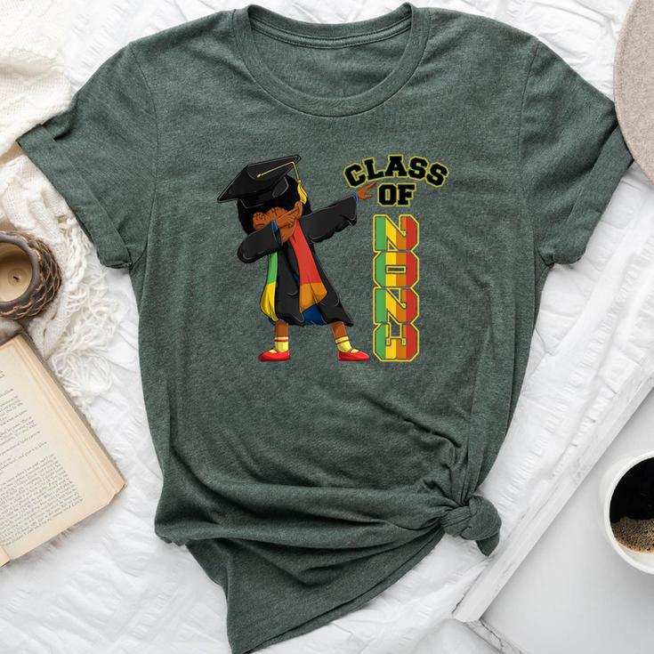 Class Of 2023 Graduation Dabbing African American Girl Bella Canvas T-shirt