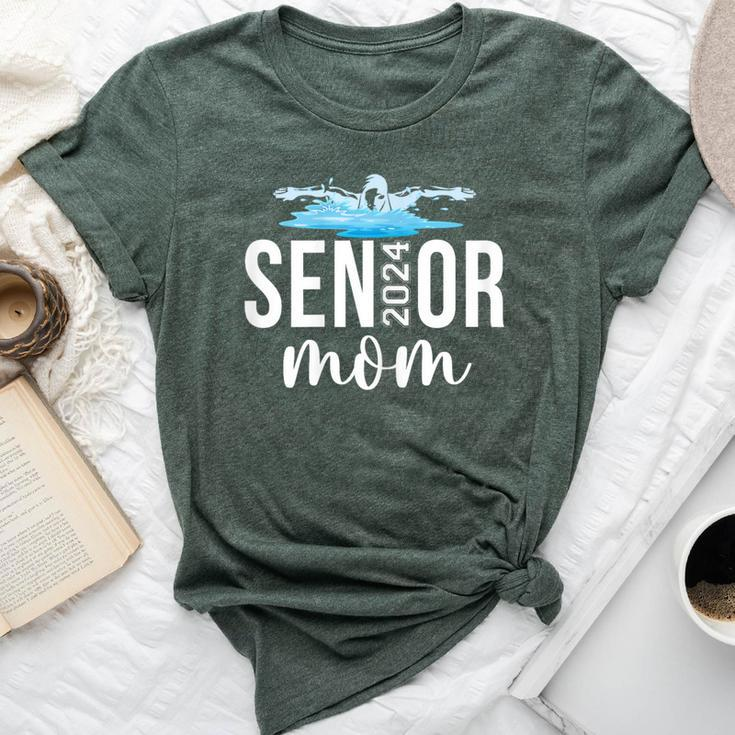 Class Of 2024 Senior Mom Swim Team Swimmer Matching Family Bella Canvas T-shirt