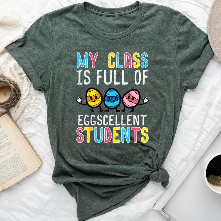 Class Full Eggcellent Students Cute Easter Teacher Men Bella Canvas T-shirt