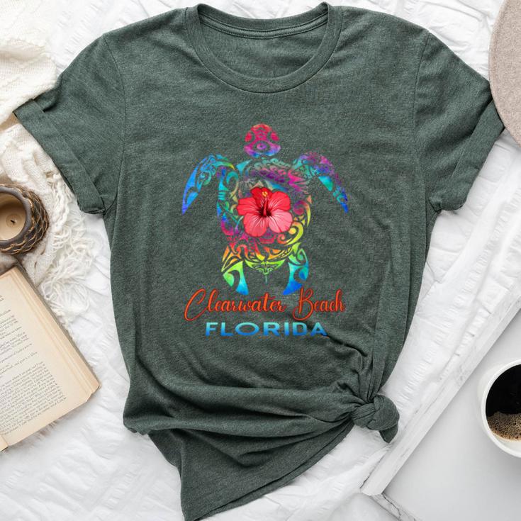 Clearwater Beach Florida 2024 Sea Turtle Summer Vacation Bella Canvas T-shirt