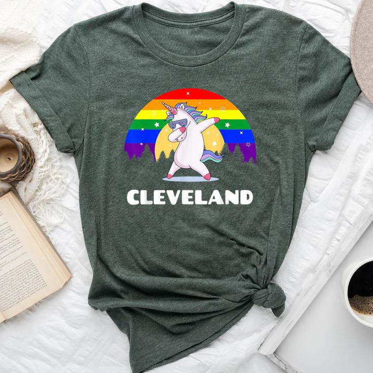 Cleveland Ohio Lgbtq Gay Pride Rainbow Bella Canvas T-shirt