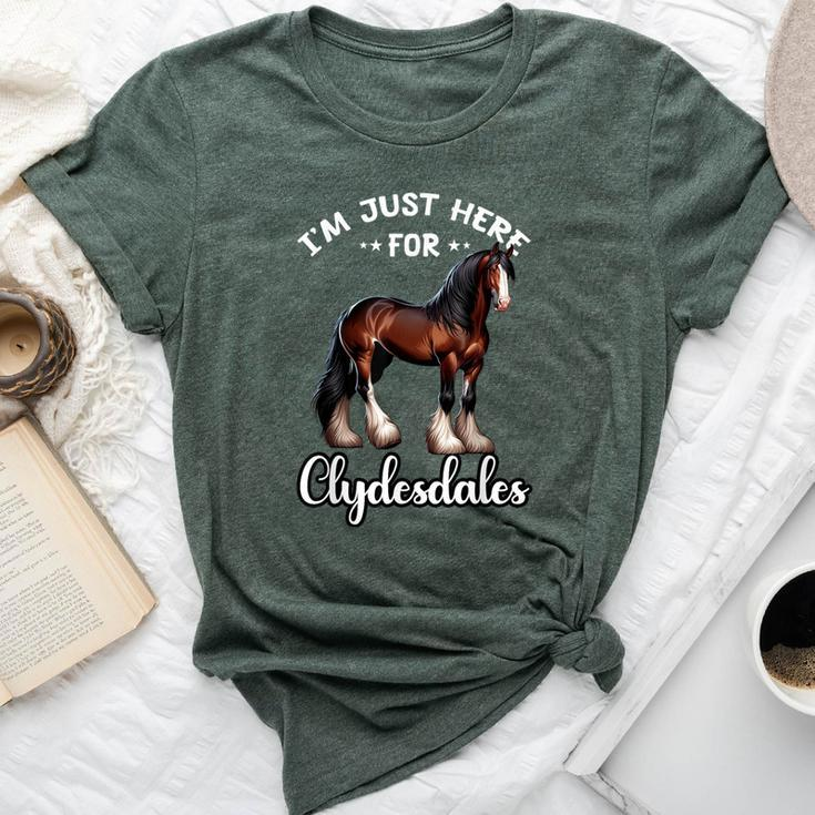 Clydesdale Owner Clydesdale Horse Toy Clydesdale Lover Bella Canvas T-shirt