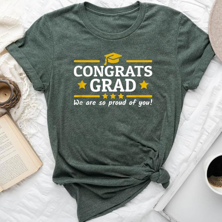 Congrats Grad Proud Mom Dad Of A 2022 Graduate Graduation Bella Canvas T-shirt