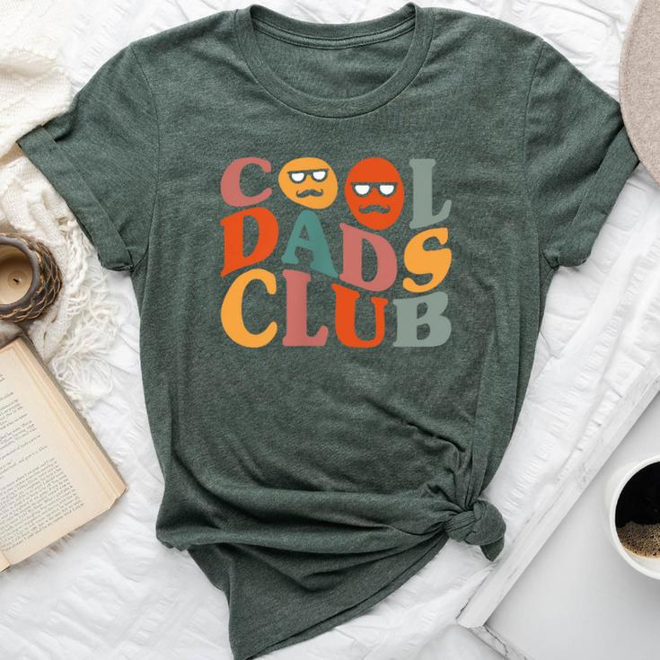 Cool Dads Club Dad Father's Day Retro Groovy Pocket Bella Canvas T-shirt