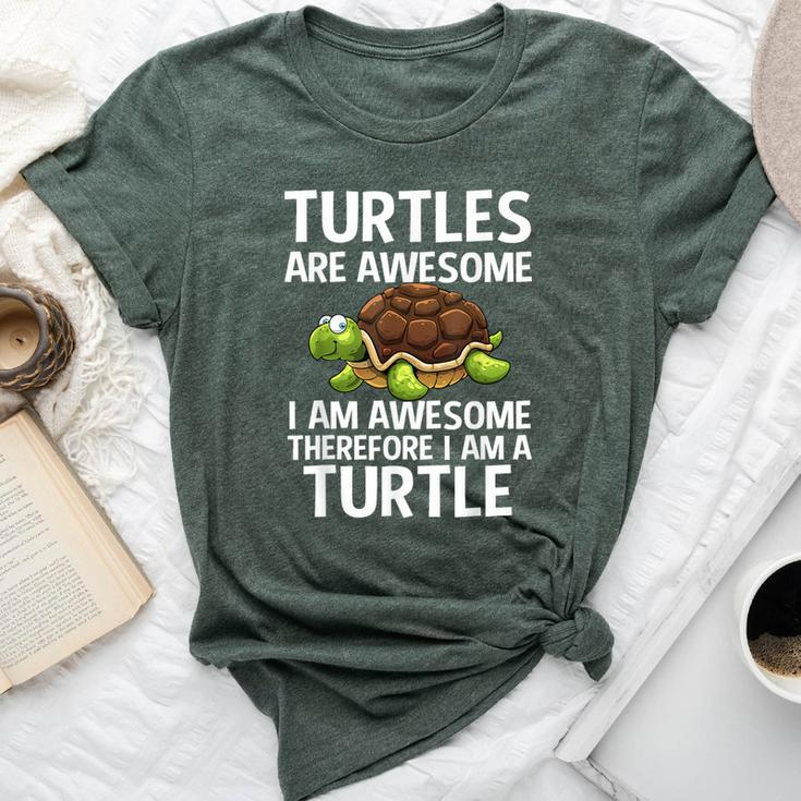 Cool Sea Turtle For Tortoise Turtle Lover Bella Canvas T-shirt