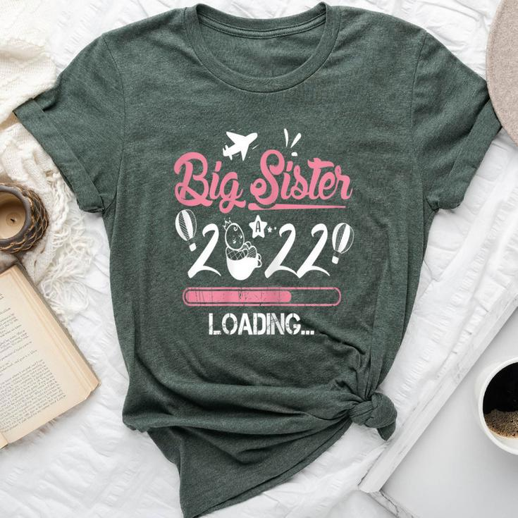 Cute Big Sister 2022 First Sibling Becoming Big Sister Bella Canvas T-shirt