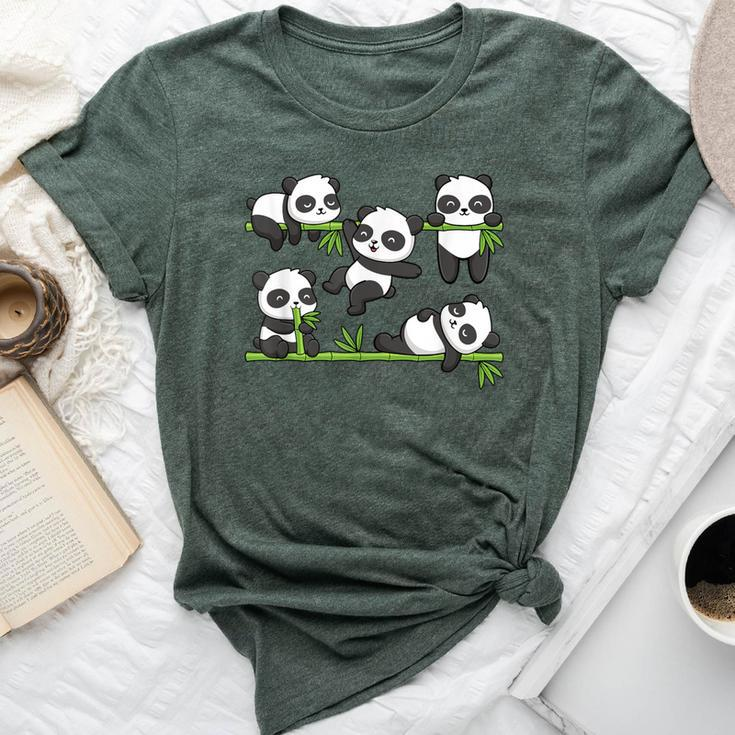Cute Kawaii Baby Panda Bear Panda Lover Bella Canvas T-shirt