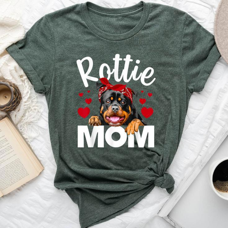 Cute Rottweiler For Mom Rottie Rottweiler Lover Bella Canvas T-shirt