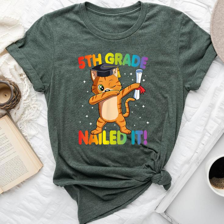 Dabbing Cat 5Th Grade Graduation Class 2020 Boys Girls Bella Canvas T-shirt