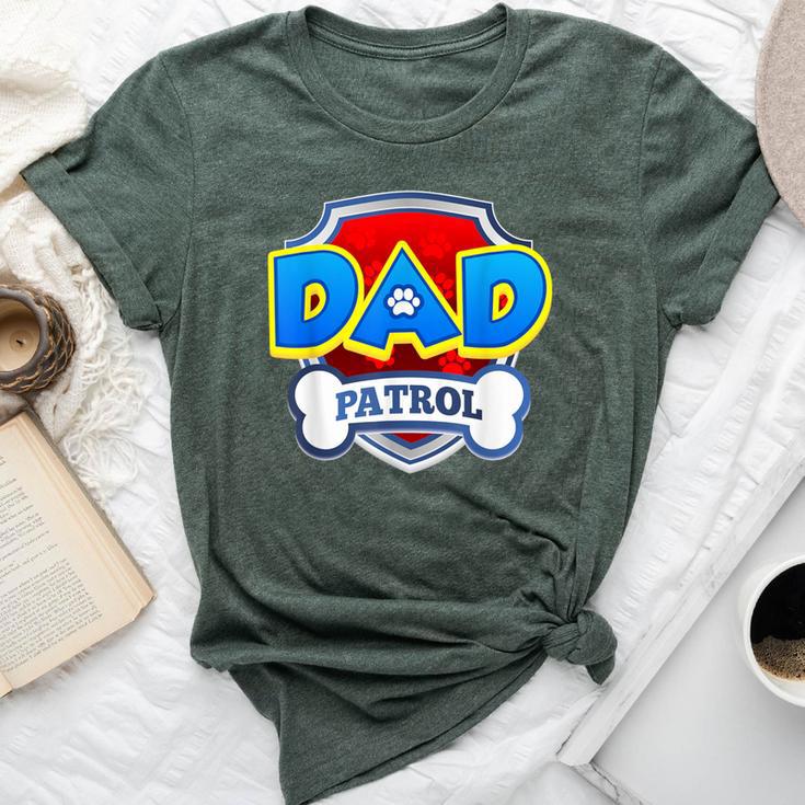 Dad Of The Birthday Boy Girl Dog Paw Family Matching Bella Canvas T-shirt