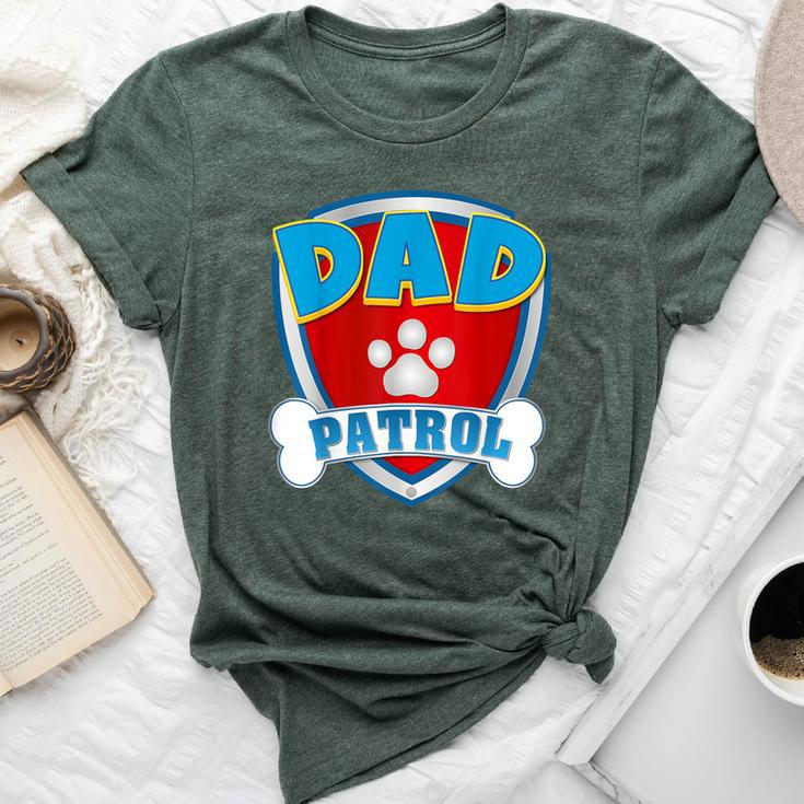 Dad Of The Birthday Boy Girl Dog Paw Family Matching Bella Canvas T-shirt