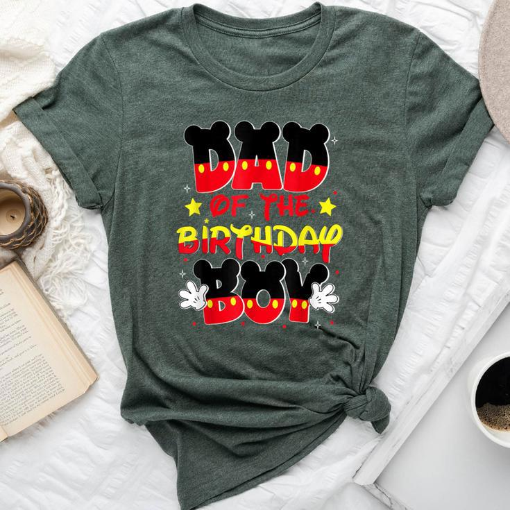Dad And Mom Birthday Boy Mouse Family Matching Bella Canvas T-shirt
