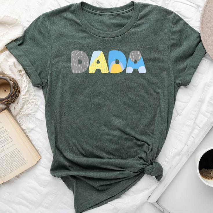 Dad And Mom Dada Birthday Boy Dog Family Matching Bella Canvas T-shirt