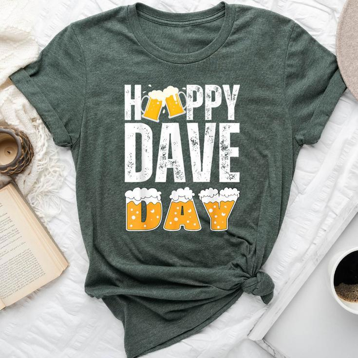 Dave Name Matching Birthday Beer Christmas Idea Bella Canvas T-shirt