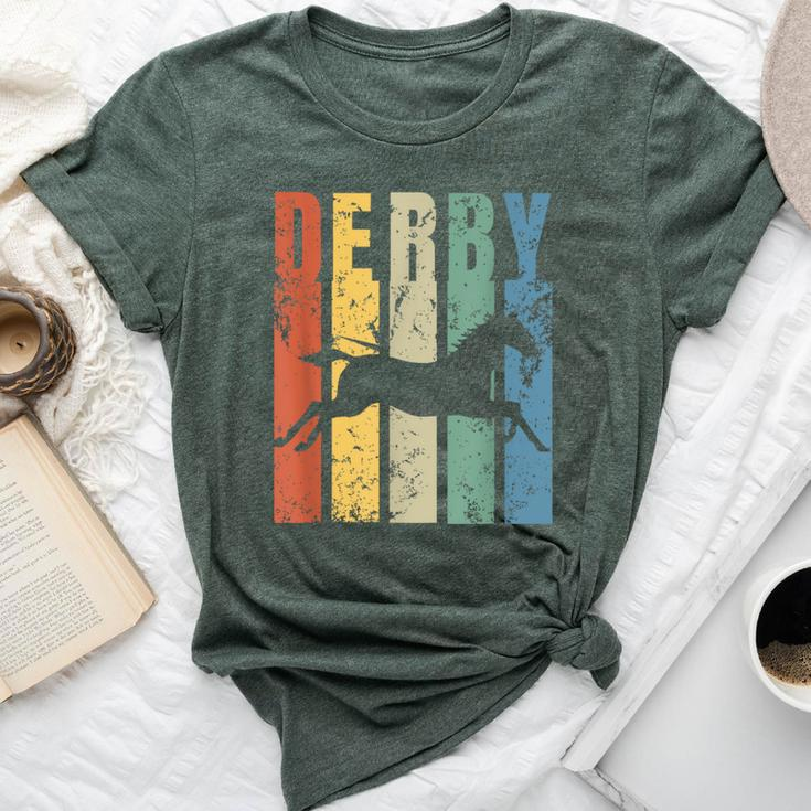 Derby Featuring Horse Vintage Style Derby Bella Canvas T-shirt