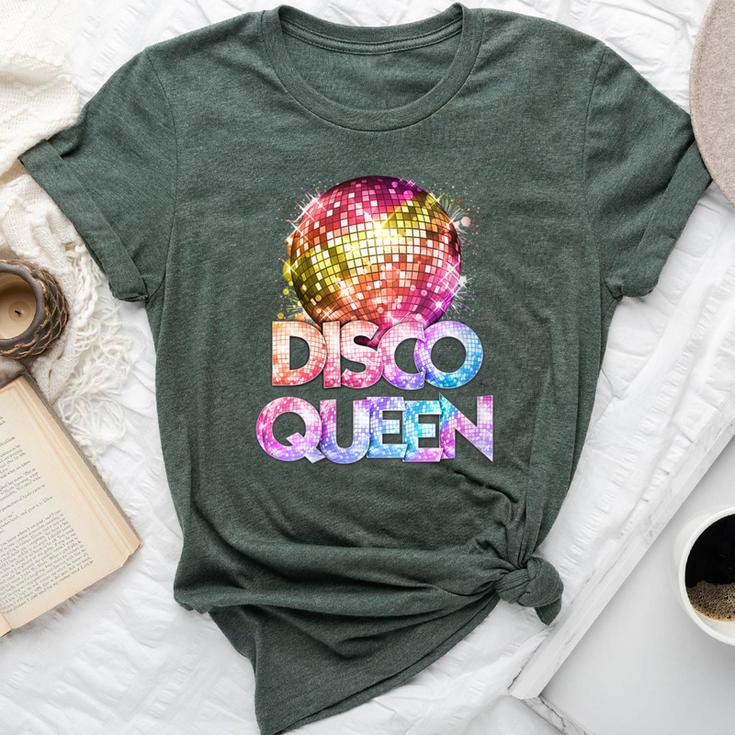 Disco Queen 70'S Disco Themed Vintage Seventies Costume Bella Canvas T-shirt