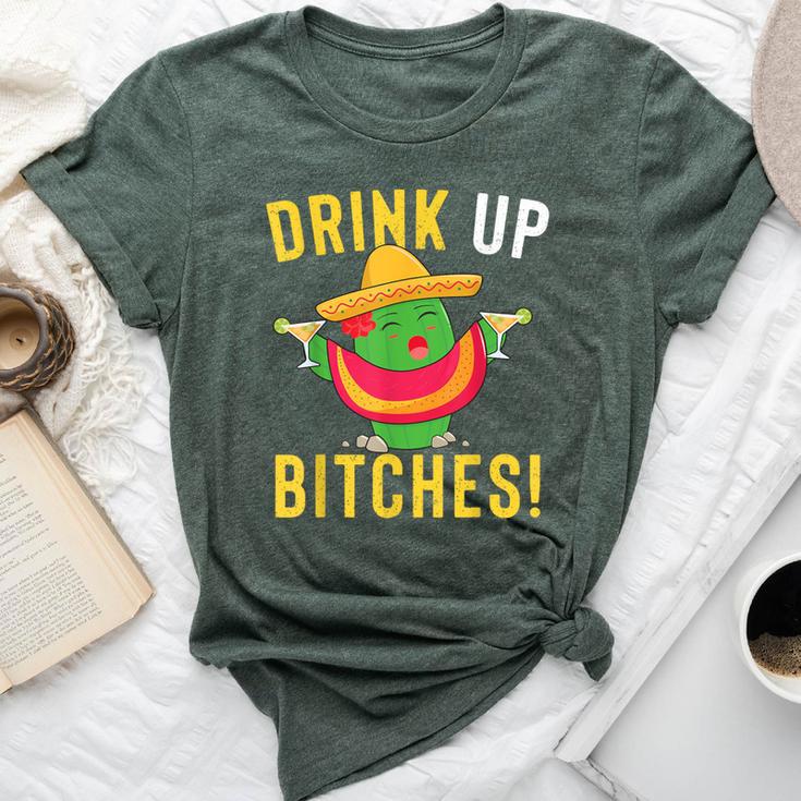 Drink Up Bitches Cinco De Mayo Tequila Bella Canvas T-shirt