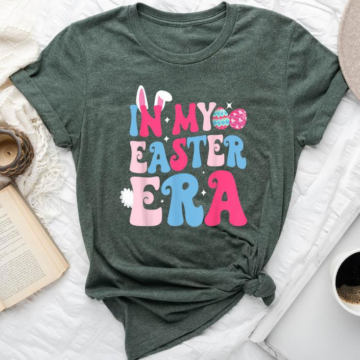 In My Easter Era Retro Groovy Happy Easter Day Bunny Bella Canvas T-shirt