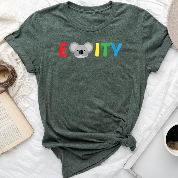 Ekoalaity Koala Equality Lgbt Community Animal Pun Bella Canvas T-shirt