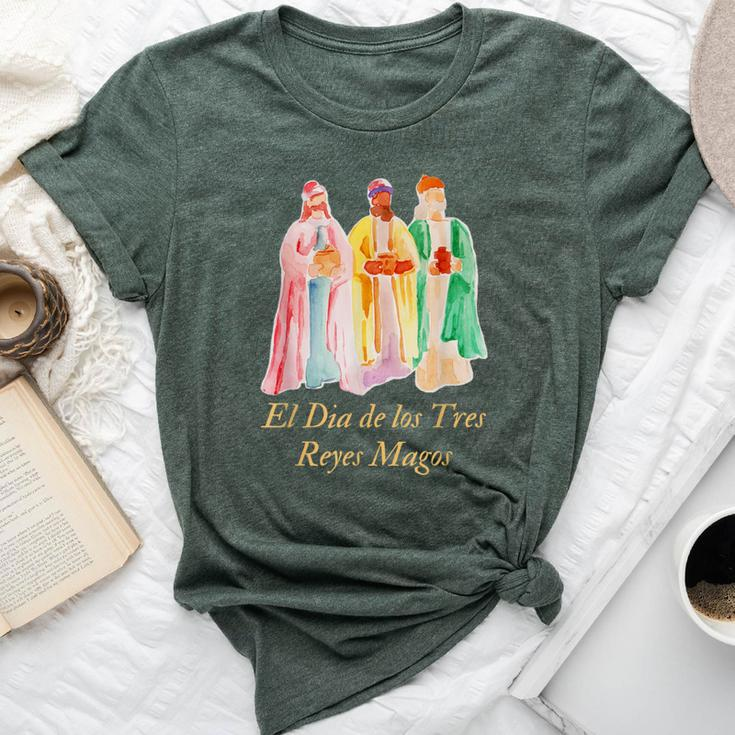 El Dia De Los Tres Reyes Magos Epiphany Christian Holiday Bella Canvas T-shirt