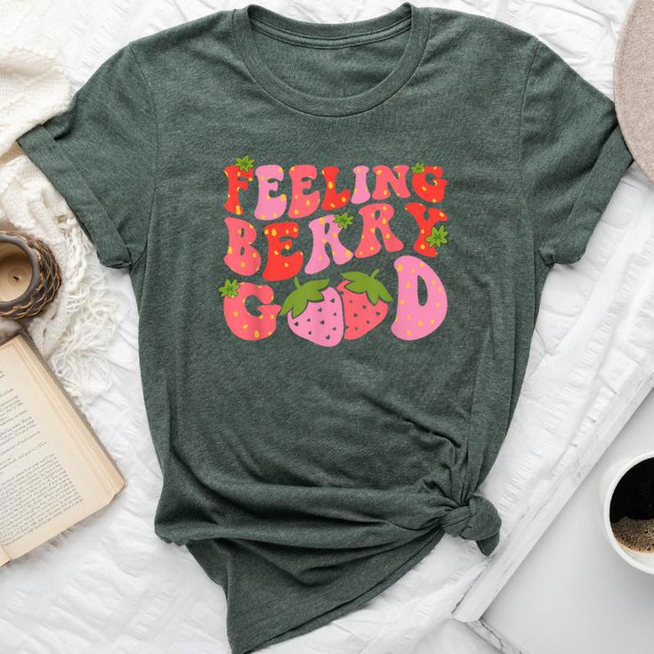 Feeling Berry Good Strawberry Festival Season Girls Bella Canvas T-shirt