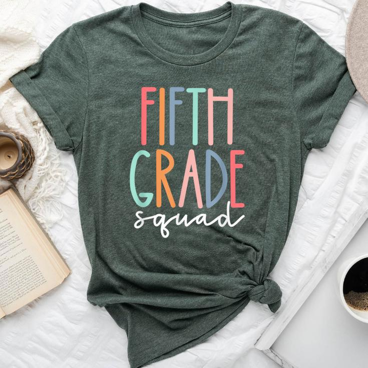 Fifth 5Th Grade Squad Teacher Crew Back To School Team Bella Canvas T-shirt