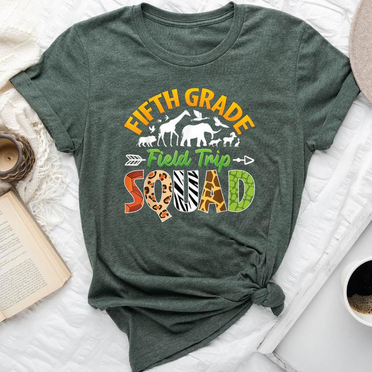 Fifth Grade Zoo Field Trip Squad Matching Teacher Students Bella Canvas T-shirt