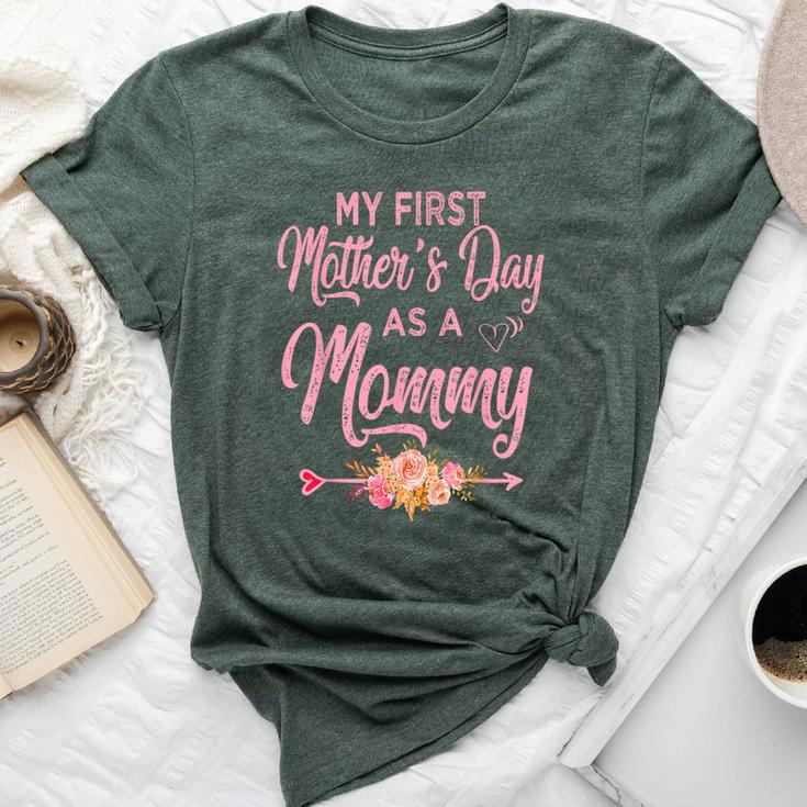 My First Mother's Day As A Mommy 2024 New Mom Bella Canvas T-shirt