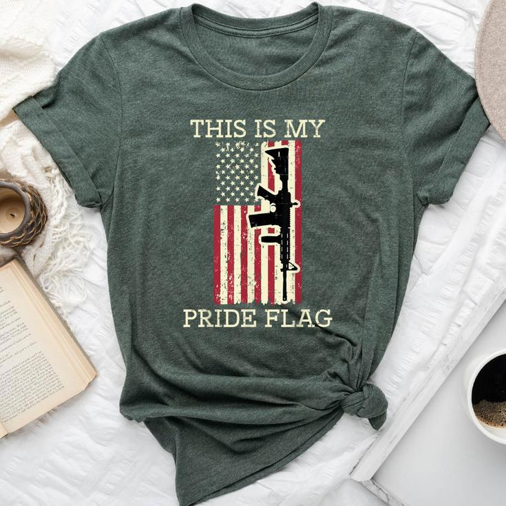 This Is My Flag Usa Anti Pride Non Gay Lgbt Women Bella Canvas T-shirt