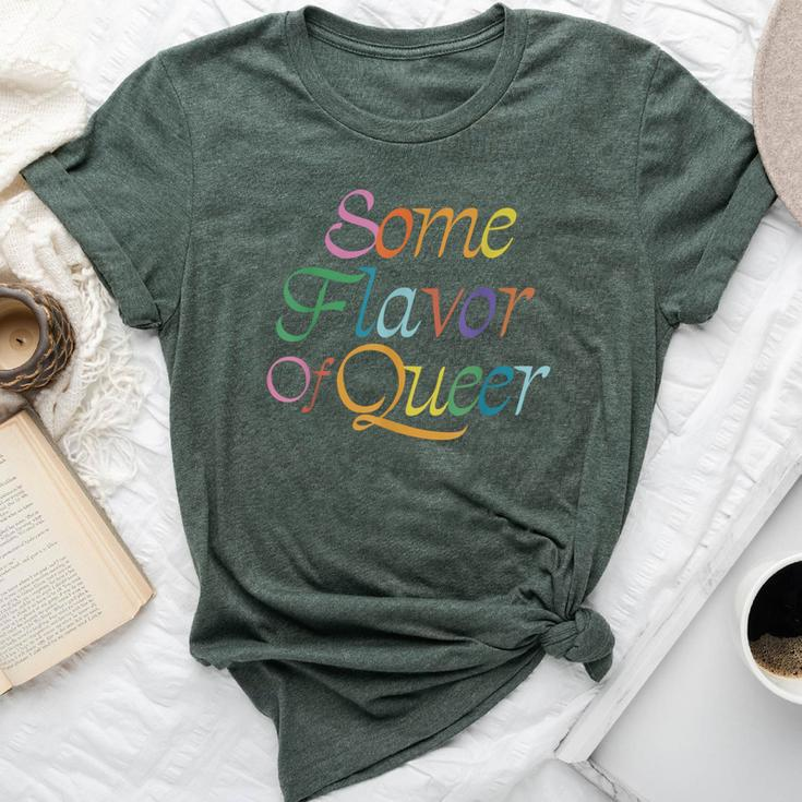 Some Flavor Of Queer Kiss More Girls Fruity Subtle Pride Bella Canvas T-shirt
