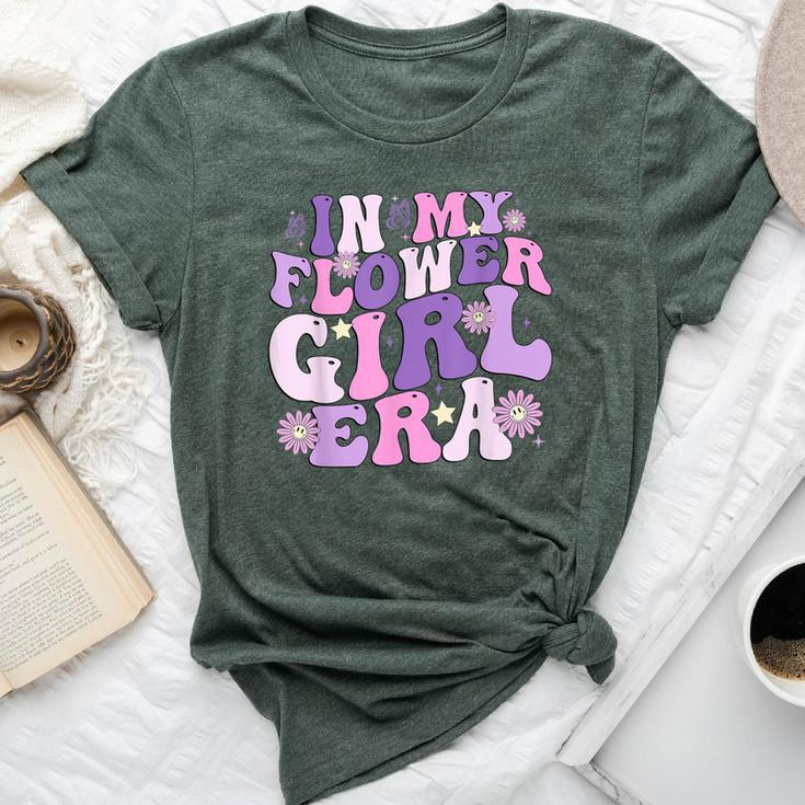 Flower Girl Groovy In My Flower Girl Era Bella Canvas T-shirt