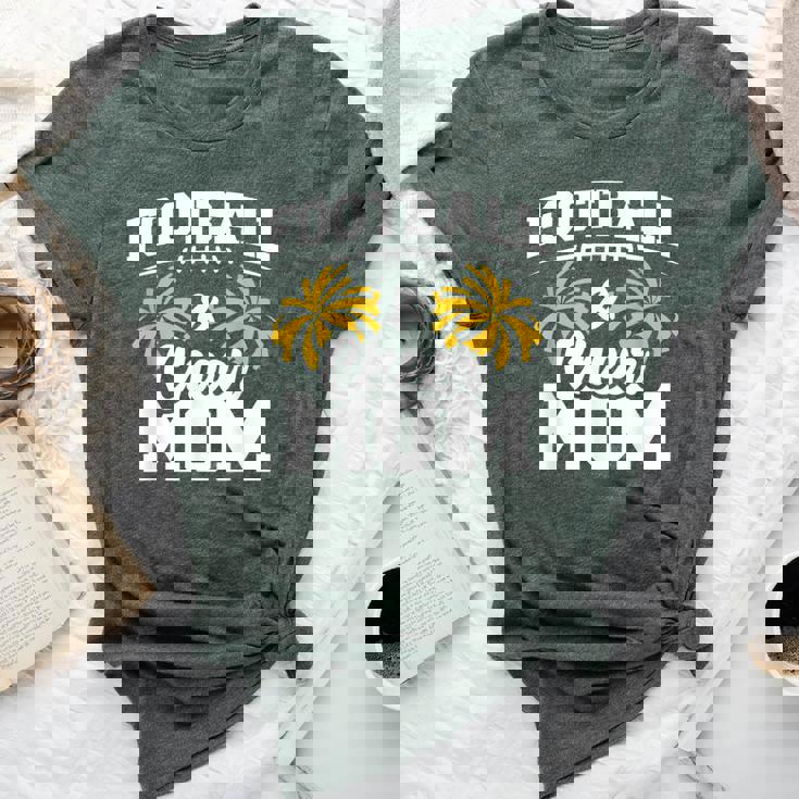 Football Cheer Mom High School Cheerleader Cheerleading Bella Canvas T-shirt