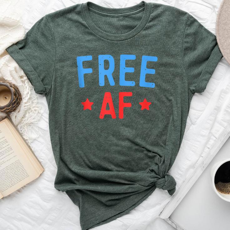 Free Af Patriotic American 4Th Of July Men Bella Canvas T-shirt