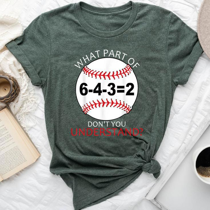 Fun Teacher Baseball 643 What Part Of Don't You Understand Bella Canvas T-shirt
