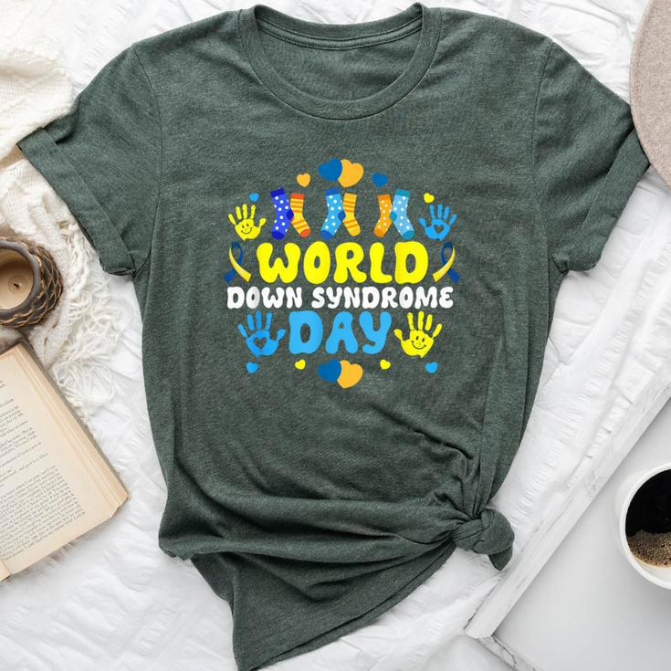321 World Down Syndrome Day 2024 Groovy Meme Bella Canvas T-shirt