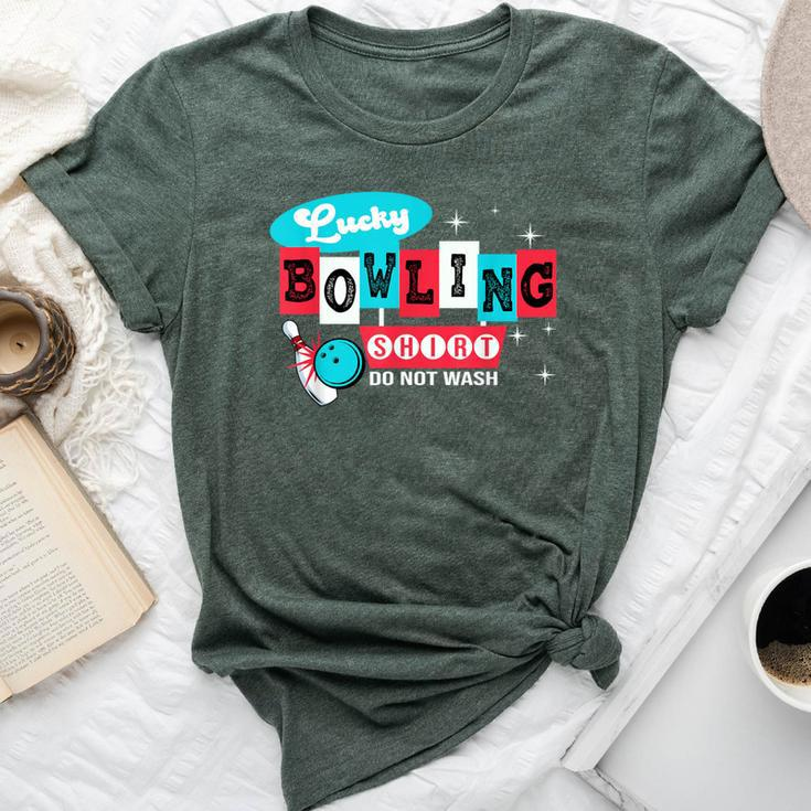 Bowling Do Not Wash This Is My Lucky Bowling Bella Canvas T-shirt