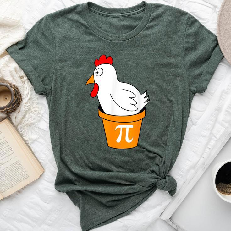 Chicken Pot Pi Day Pie Math Lover Teacher Geek Bella Canvas T-shirt