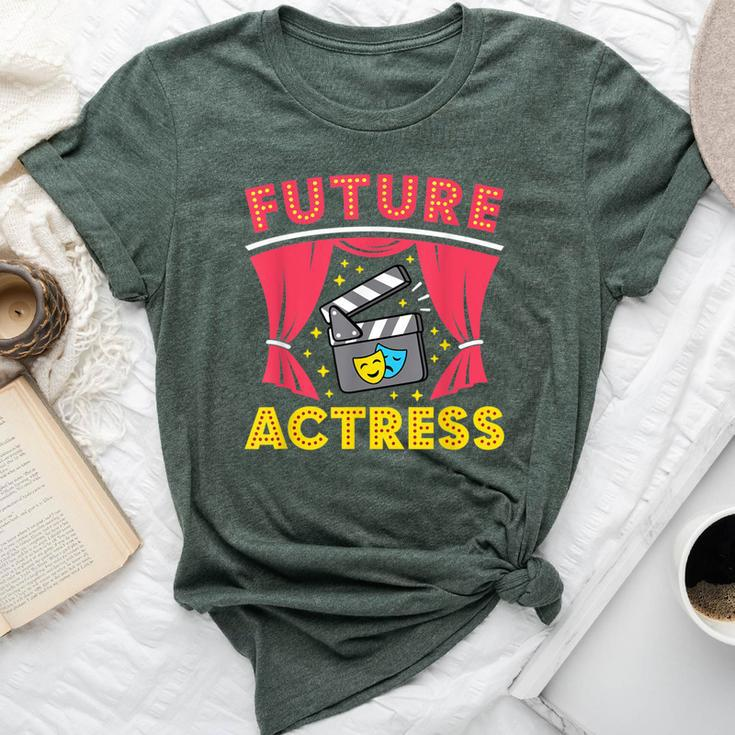 Future Actress Girls Cute Acting Theater Bella Canvas T-shirt