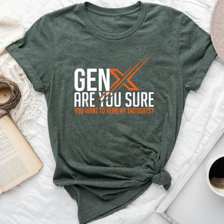 Generation X Humor 60S 70S Gen-Xers Sarcastic Gen X Bella Canvas T-shirt
