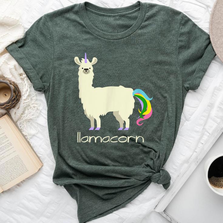 Llama & Unicorn T By Llamacorn Bella Canvas T-shirt