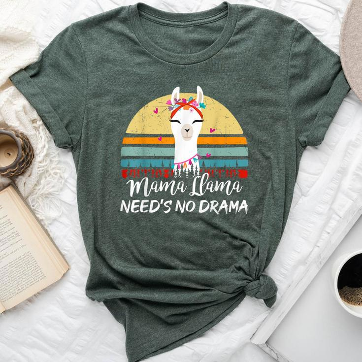 Mama-Llama Needs No Drama Mom Bella Canvas T-shirt