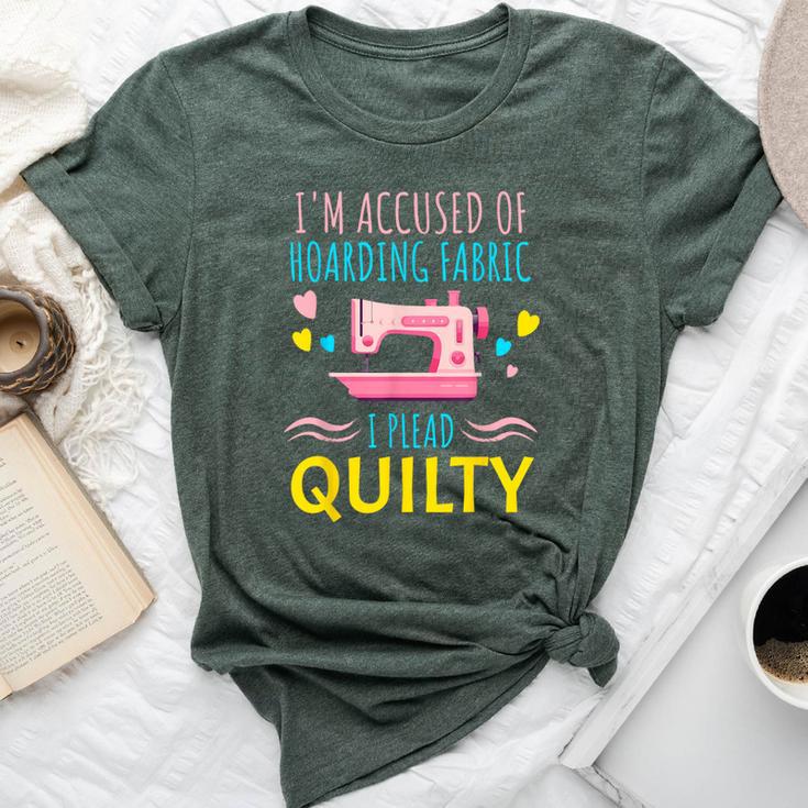 Quilting Quilt Sewing Craft Pun Women Bella Canvas T-shirt