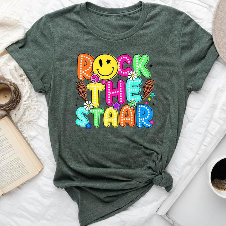 Rock The Test Testing Day Teacher Student Motivational Bella Canvas T-shirt