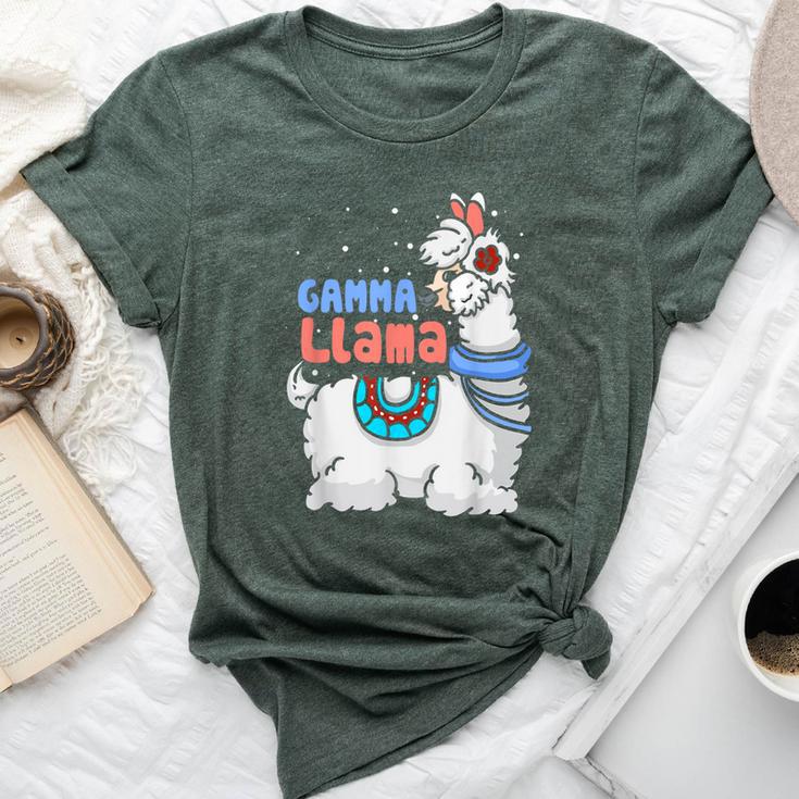 Gamma Llama Matching Family Christmas Pajamas Bella Canvas T-shirt