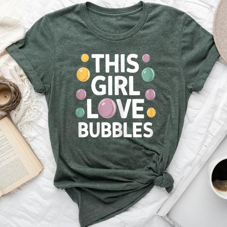 This Girl Love Bubbles Bubble Soap Birthday Bella Canvas T-shirt