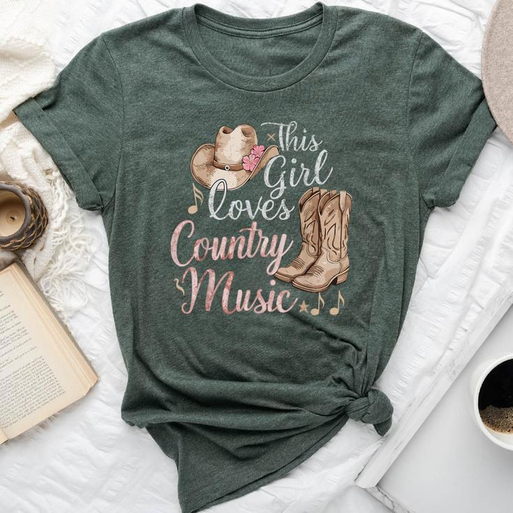 This Girl Loves Country Music Bella Canvas T-shirt