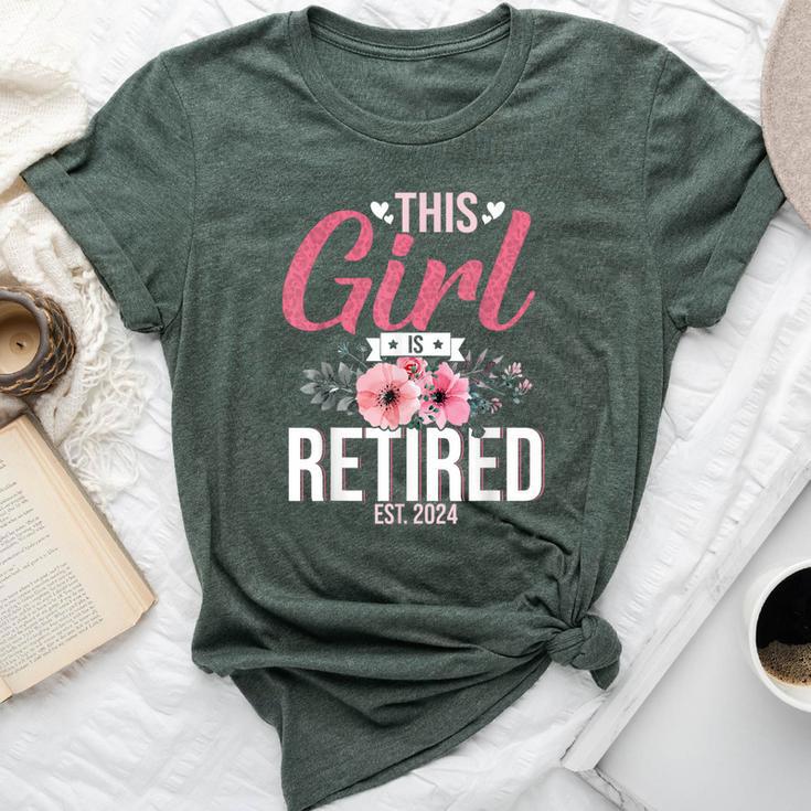 This Girl Is Retired Est 2024 Mom Women Bella Canvas T-shirt