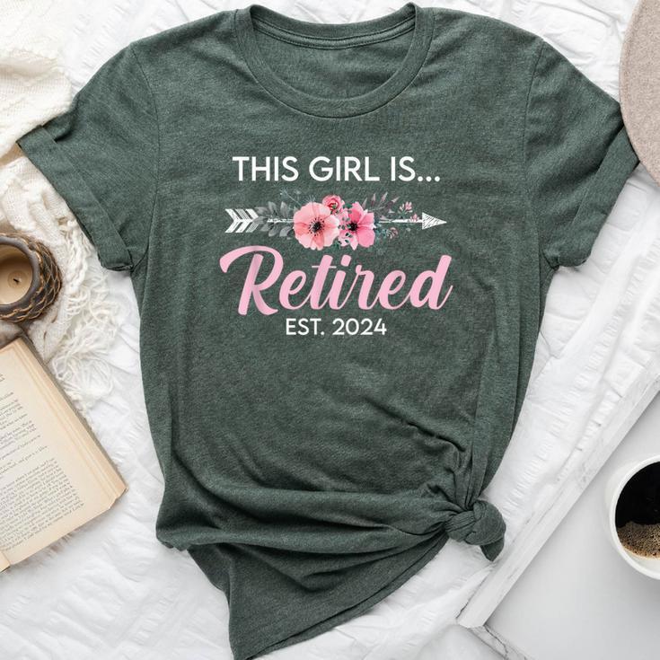 This Girl Is Retired Est 2024 Retirement Mom Women Bella Canvas T-shirt